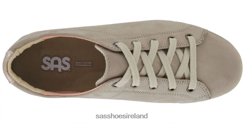 Women SAS Solstice II Lace Up Flat Energetic X88N24421 Desert/Taupe