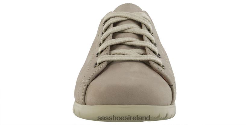 Women SAS Solstice II Lace Up Flat Energetic X88N24421 Desert/Taupe