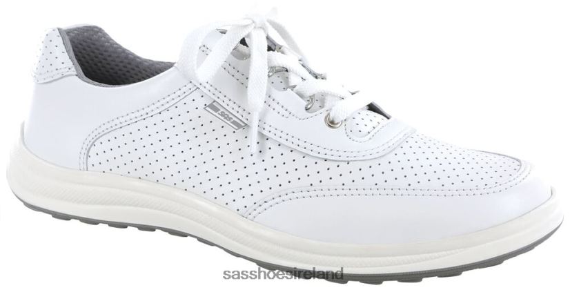 Women SAS Sporty Lux Lace Up Sneaker Energetic X88N2416 White Perf