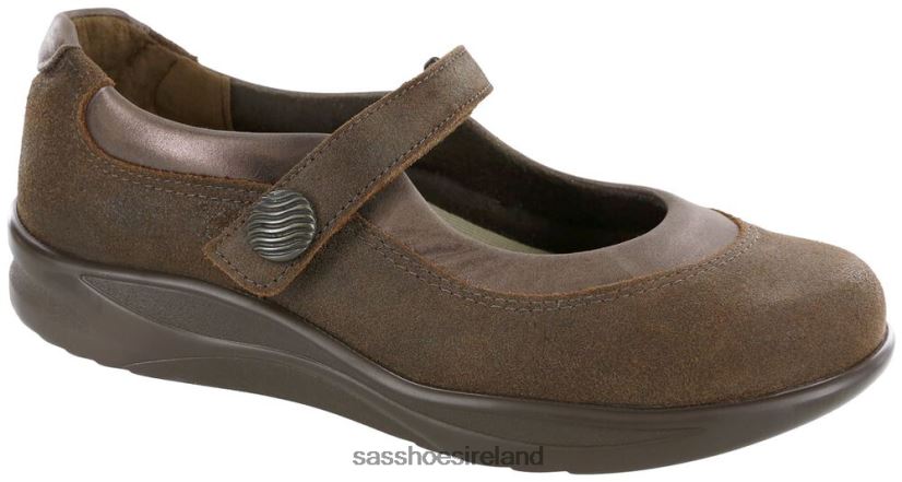 Women SAS Step Out Mary Jane Shoe Energetic X88N24331 Brown
