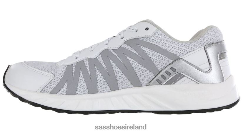 Women SAS Tempo Lace Up Sneaker Energetic X88N24309 White/Silver