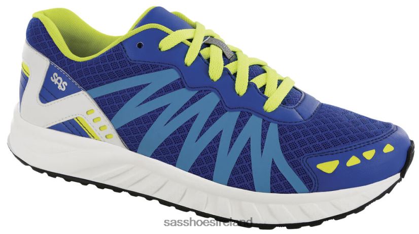 Women SAS Tempo Lace Up Sneaker Energetic X88N24310 Blue/Turquoise