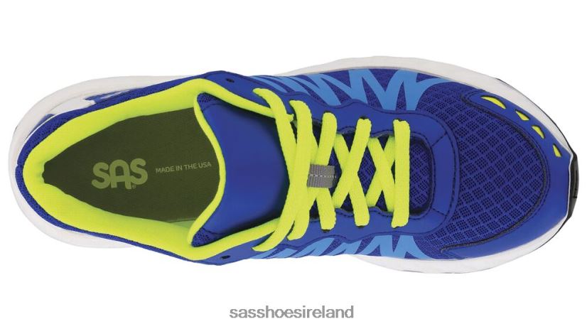 Women SAS Tempo Lace Up Sneaker Energetic X88N24310 Blue/Turquoise