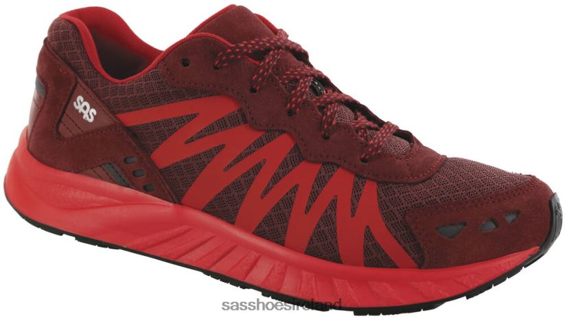 Women SAS Tempo R Lace Up Sneaker Energetic X88N24427 Ember