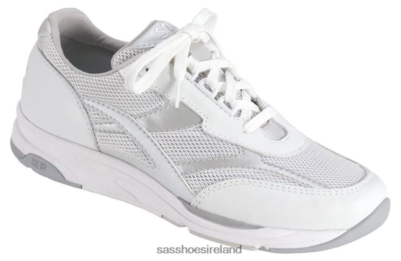 Women SAS Tour Mesh Lace Up Sneaker Energetic X88N24292 Silver