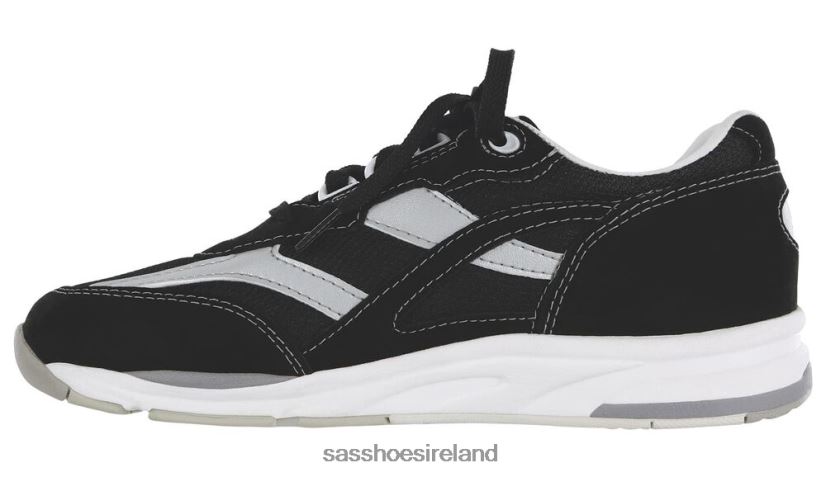 Women SAS Tour Mesh Lace Up Sneaker Energetic X88N24296 Black/Silver