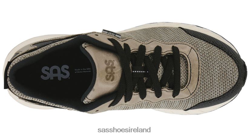 Women SAS Verhen Non Slip Lace Up Sneaker Energetic X88N2415 Pebble