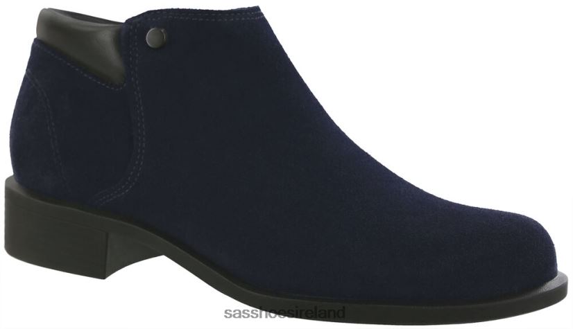 Women SAS Bethany Ankle Boot Versatile X88N2474 Blue Moon/Black