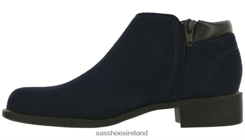 Women SAS Bethany Ankle Boot Versatile X88N2474 Blue Moon/Black