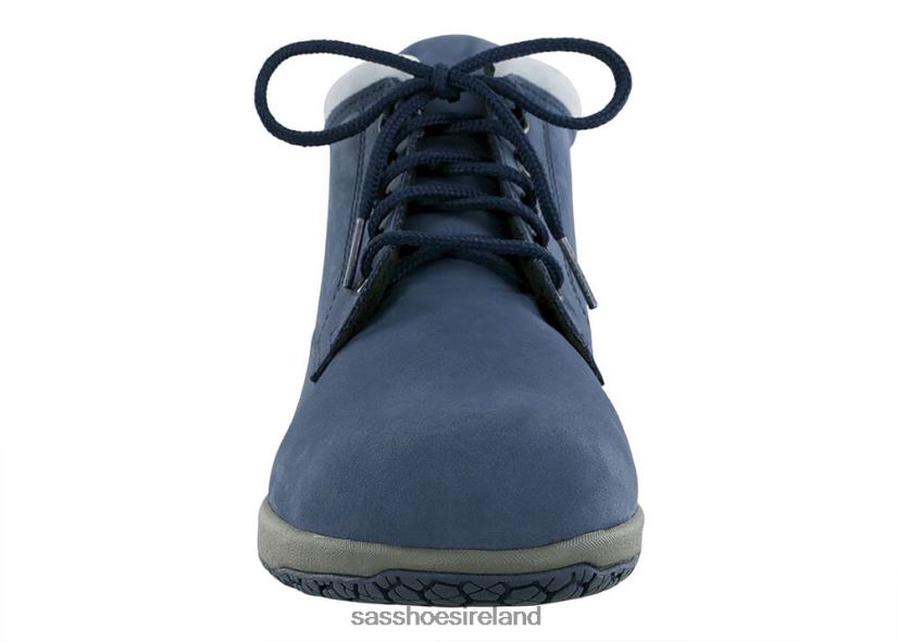 Women SAS Gretchen Chukka Boot Versatile X88N24347 Navy/Light Blue