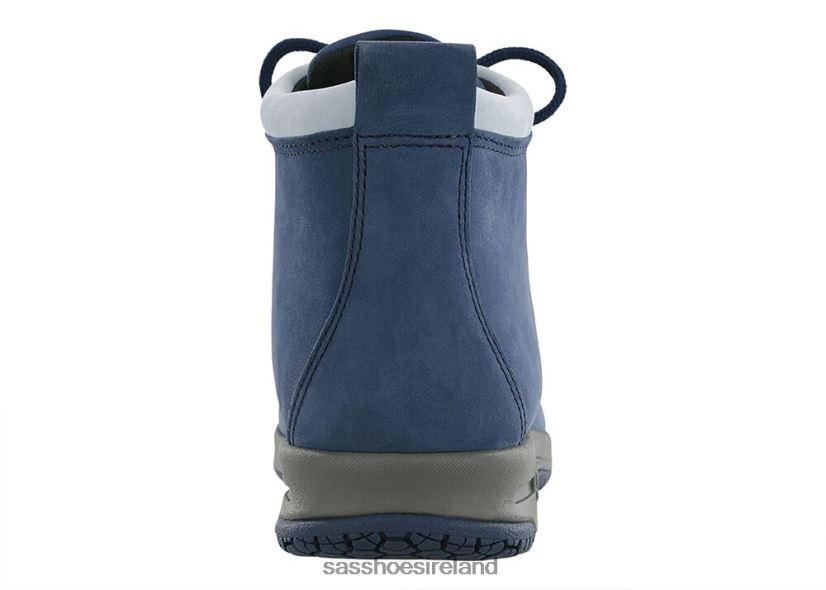 Women SAS Gretchen Chukka Boot Versatile X88N24347 Navy/Light Blue