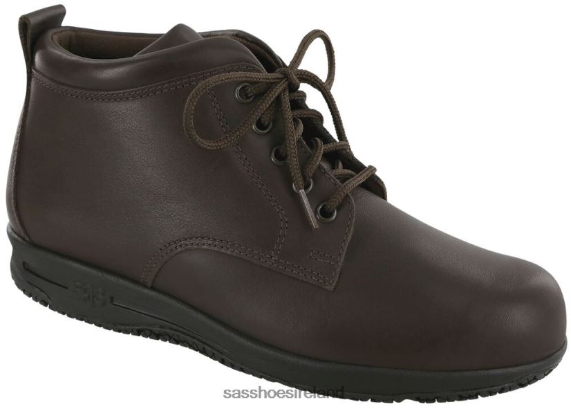 Women SAS Gretchen Chukka Boot Versatile X88N24375 Dark Brown