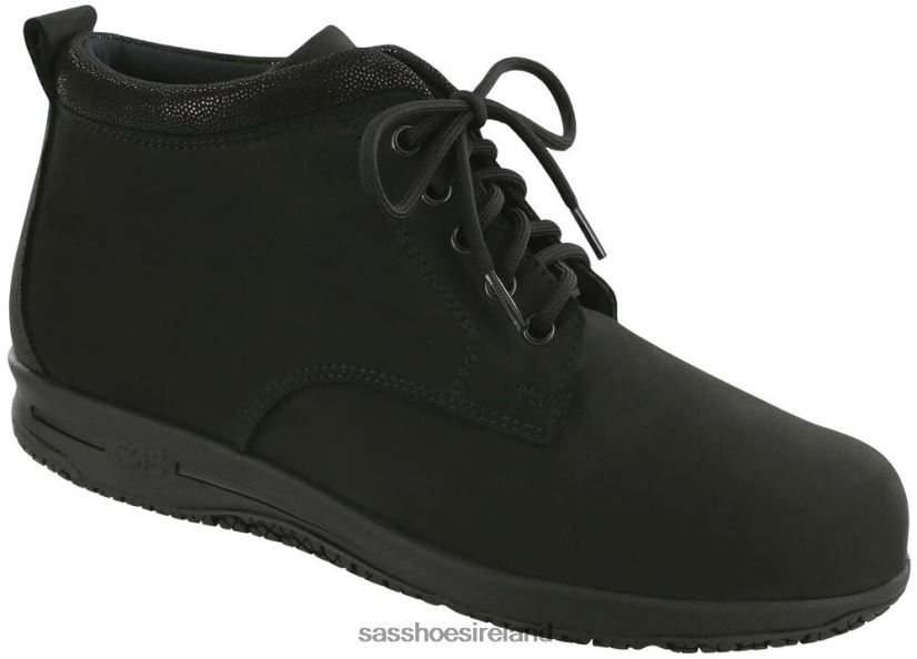 Women SAS Gretchen Chukka Boot Versatile X88N24376 Black/Moondust