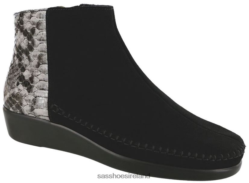 Women SAS Jade Ankle Boot Versatile X88N2469 Nero/Mamba