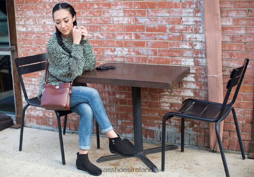 Women SAS Jade Ankle Boot Versatile X88N2473 Onyx