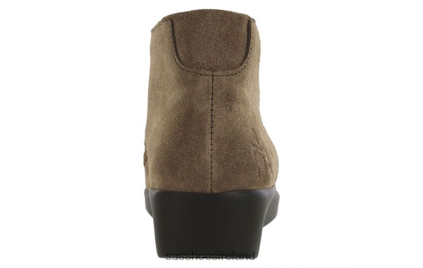 Women SAS Kich Lace Up Ankle Boot Versatile X88N24430 Almond