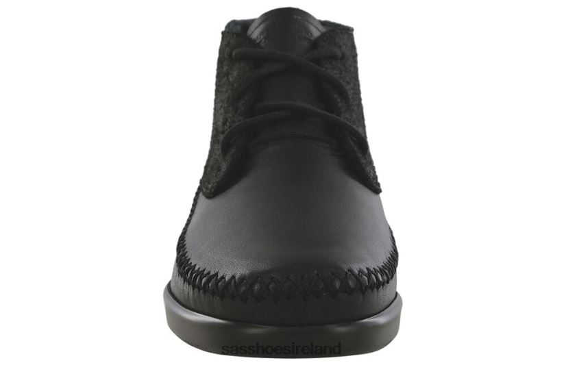 Women SAS Kich Lace Up Ankle Boot Versatile X88N24439 Licorice