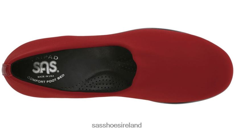 Women SAS Bliss Slip On Wedge Versatile X88N24229 Red