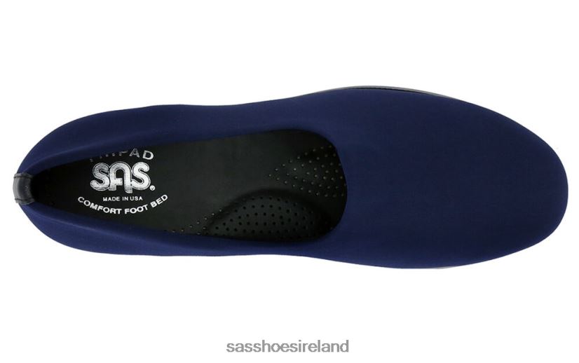 Women SAS Bliss Slip On Wedge Versatile X88N24250 Navy