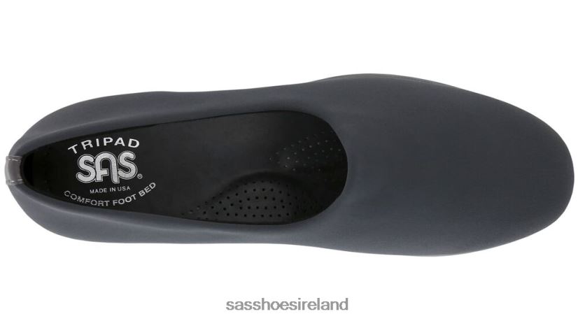 Women SAS Bliss Slip On Wedge Versatile X88N24252 Gray