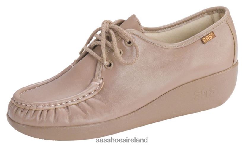 Women SAS Bounce Lace Up Moc Versatile X88N24273 Mocha