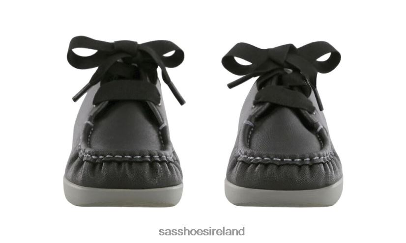 Women SAS Bounce Lace Up Moc Versatile X88N24274 Raven