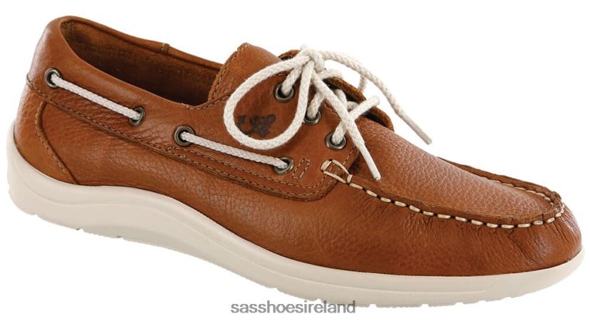 Women SAS Catalina Lace Up Boat Shoe Versatile X88N24280 Sandstone