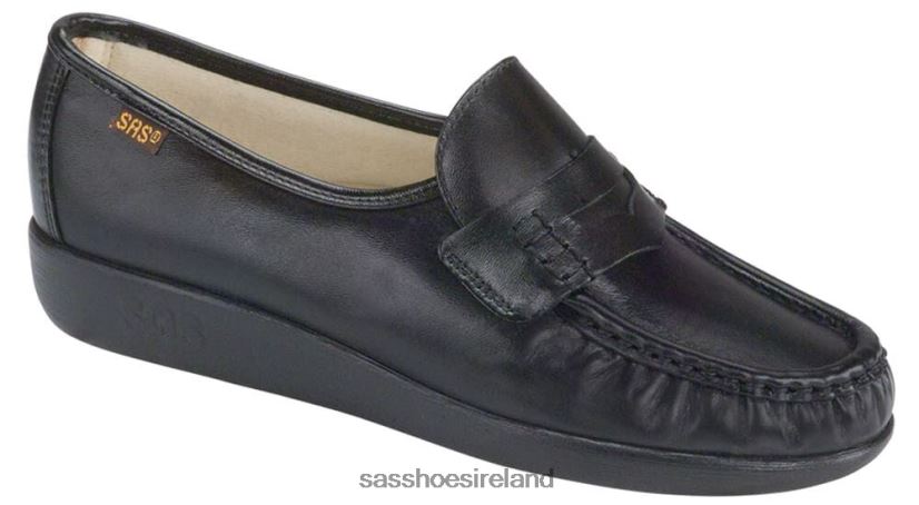 Women SAS Classic Slip On Loafer Versatile X88N24190 Black