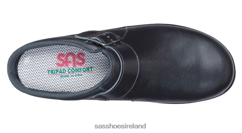 Women SAS Clog Slip On Loafer Versatile X88N24236 Black