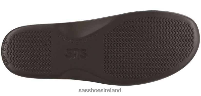 Women SAS Clog Slip On Loafer Versatile X88N24238 Woven Brown