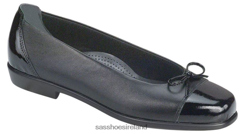 Women SAS Coco Slip On Loafer Versatile X88N24411 Black Bow