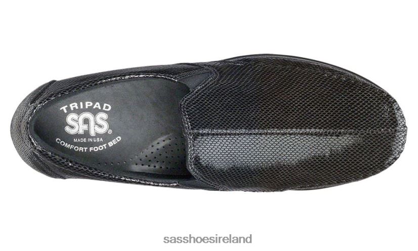 Women SAS Dream Slip On Loafer Versatile X88N24181 Black Snake