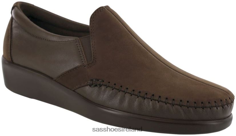 Women SAS Dream Slip On Loafer Versatile X88N24185 Turf/Coffee