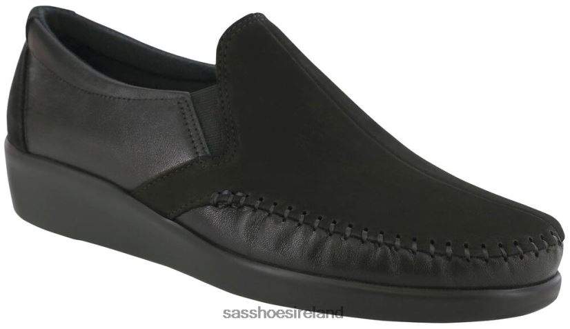 Women SAS Dream Slip On Loafer Versatile X88N24188 Charcoal Black