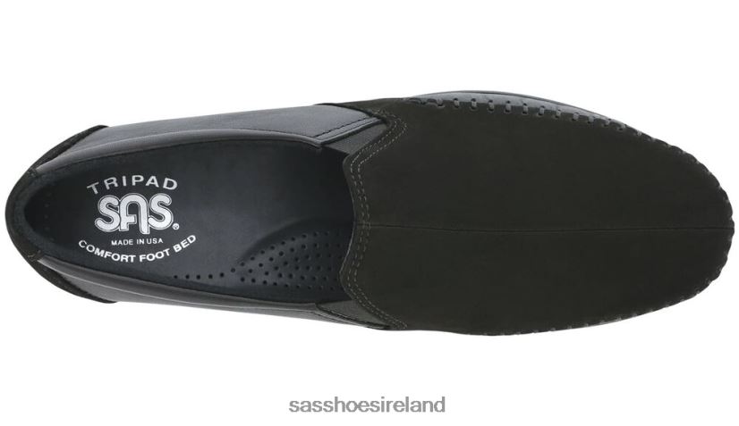 Women SAS Dream Slip On Loafer Versatile X88N24188 Charcoal Black