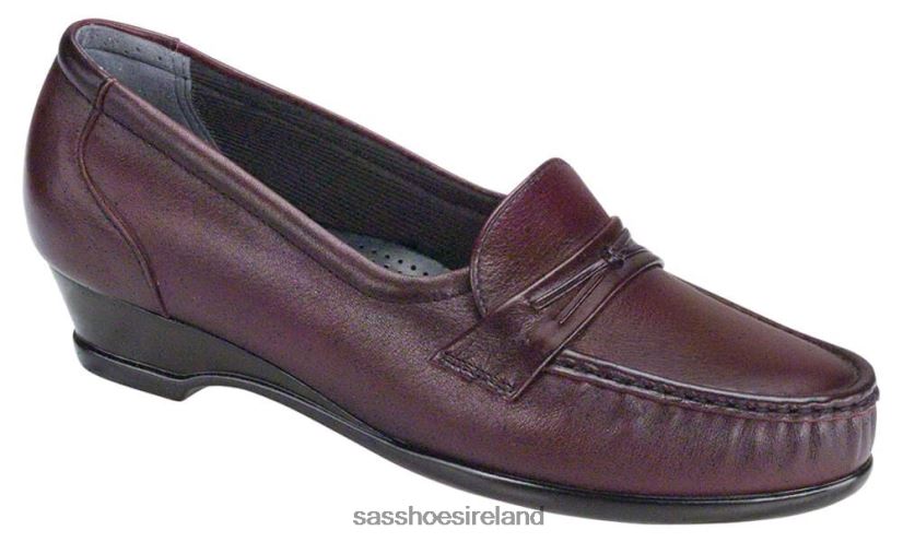 Women SAS Easier Slip On Loafer Versatile X88N24200 Antique Wine