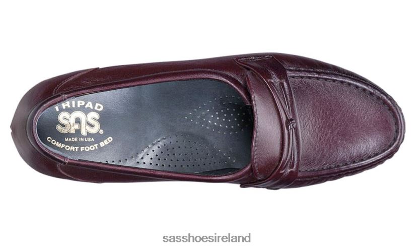 Women SAS Easier Slip On Loafer Versatile X88N24200 Antique Wine