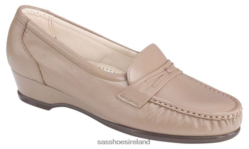 Women SAS Easier Slip On Loafer Versatile X88N24201 Mocha