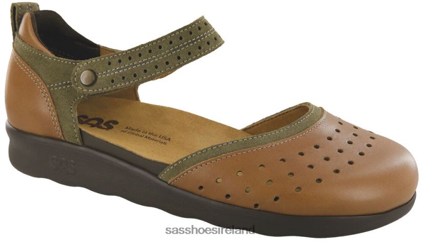 Women SAS Eden Mary Jane Shoe Versatile X88N248 Desert Sage