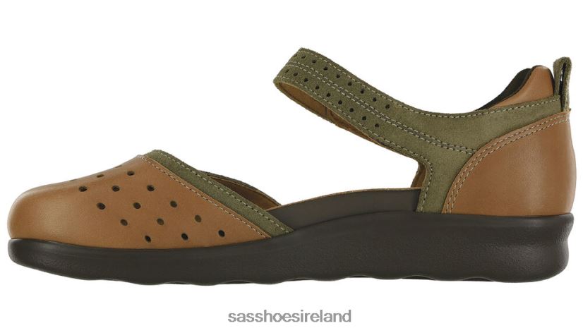 Women SAS Eden Mary Jane Shoe Versatile X88N248 Desert Sage