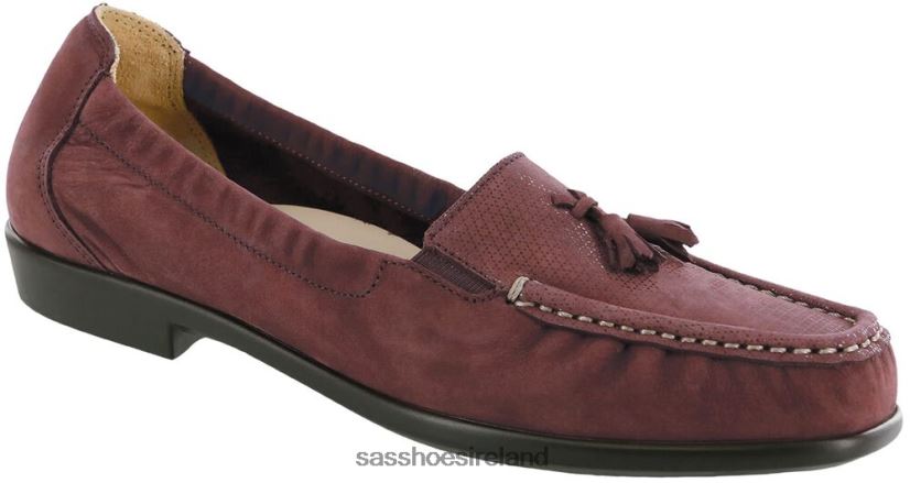 Women SAS Hope Slip On Loafer Versatile X88N24208 Webster Wine