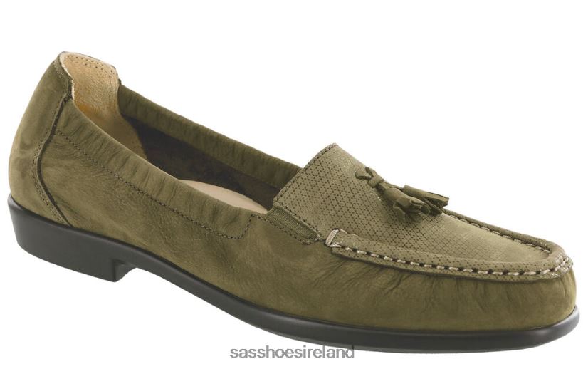 Women SAS Hope Slip On Loafer Versatile X88N24209 Green Tundra