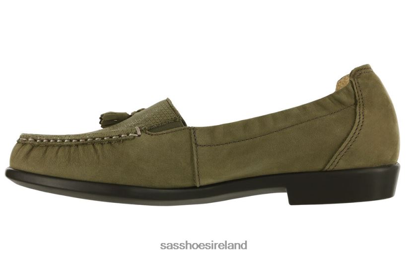 Women SAS Hope Slip On Loafer Versatile X88N24209 Green Tundra
