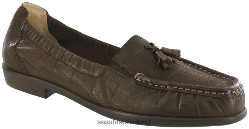 Women SAS Hope Slip On Loafer Versatile X88N24210 Bronze Croc