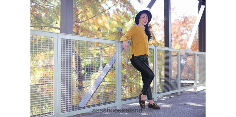 Women SAS Lara Slip On Loafer Versatile X88N24227 Navy Suede