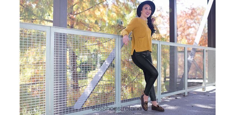 Women SAS Lara Slip On Loafer Versatile X88N24242 Black Suede