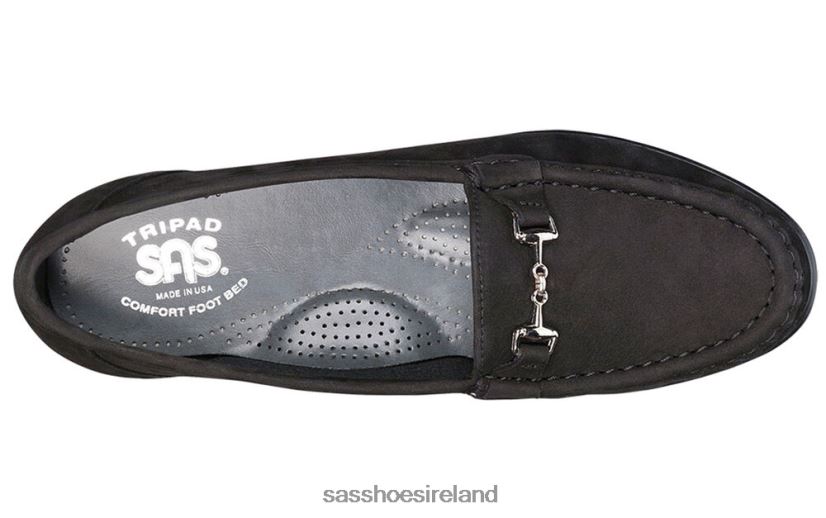 Women SAS Metro Slip On Loafer Versatile X88N24178 Charcoal Nubuck