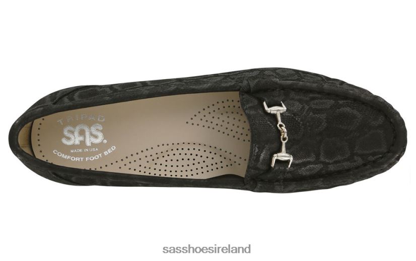 Women SAS Metro Slip On Loafer Versatile X88N24220 Nero Snake