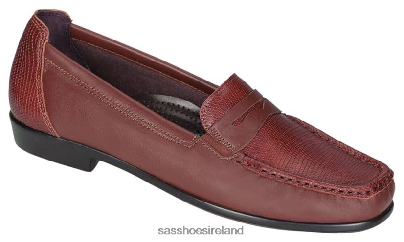 Women SAS Penny J Slip On Loafer Versatile X88N24241 Siena