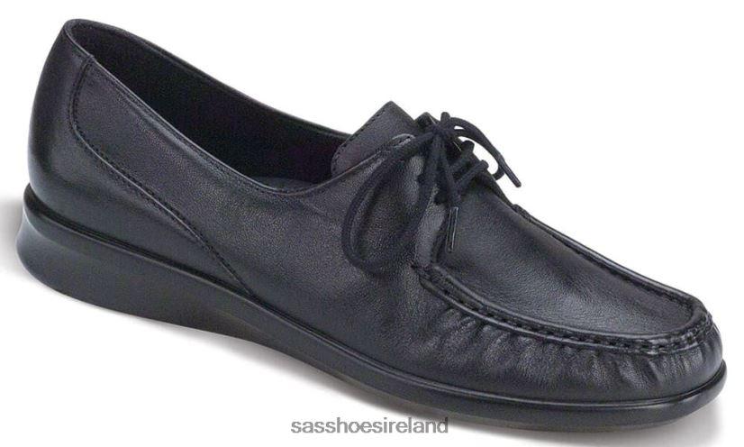 Women SAS Petra Lace Up Loafer Versatile X88N24394 Black